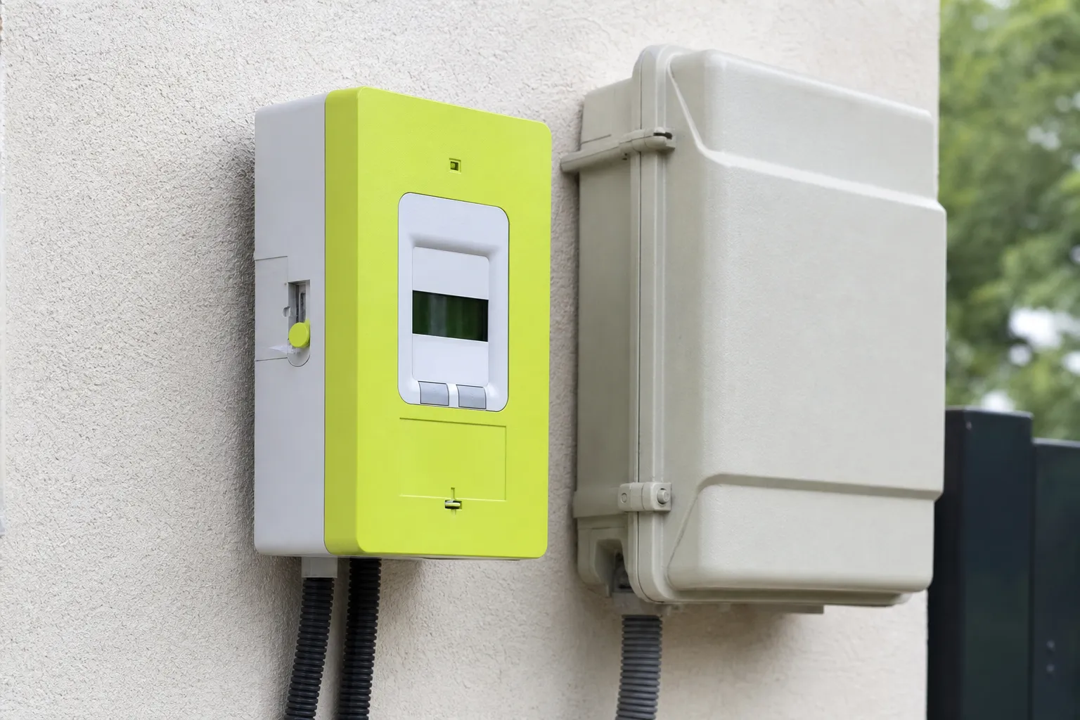 Compteur communicant qui mesure le surplus injecté sur le réseau